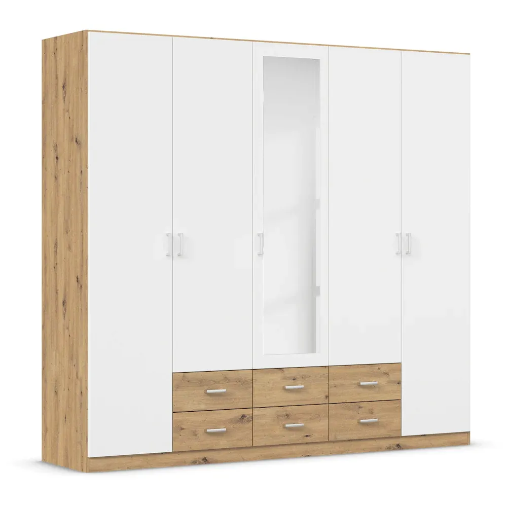 Dressing 5 Portes avec Miroir